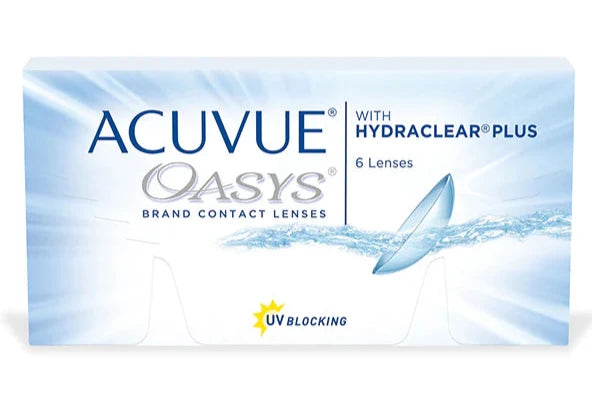 Lentes de contacto Acuvue Oasys con HydraClear Plus