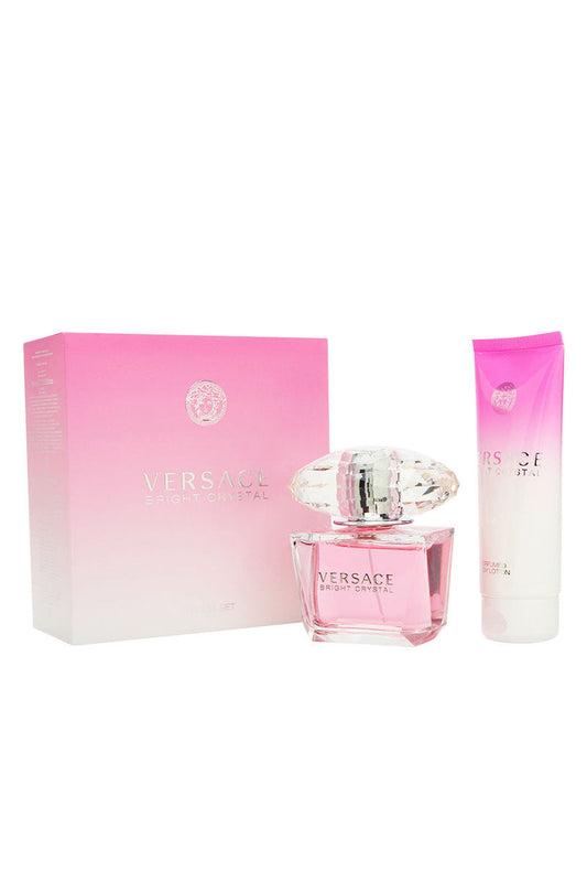 Versace Set Brigth Crystal Eau De Toilette +Body Lotion