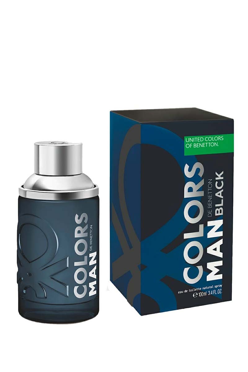 Benetton Colors Man Black Eau De Toilette For Men 100 ml